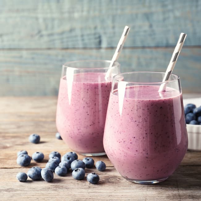 Good Morning Banana Berry Coffee Smoothie