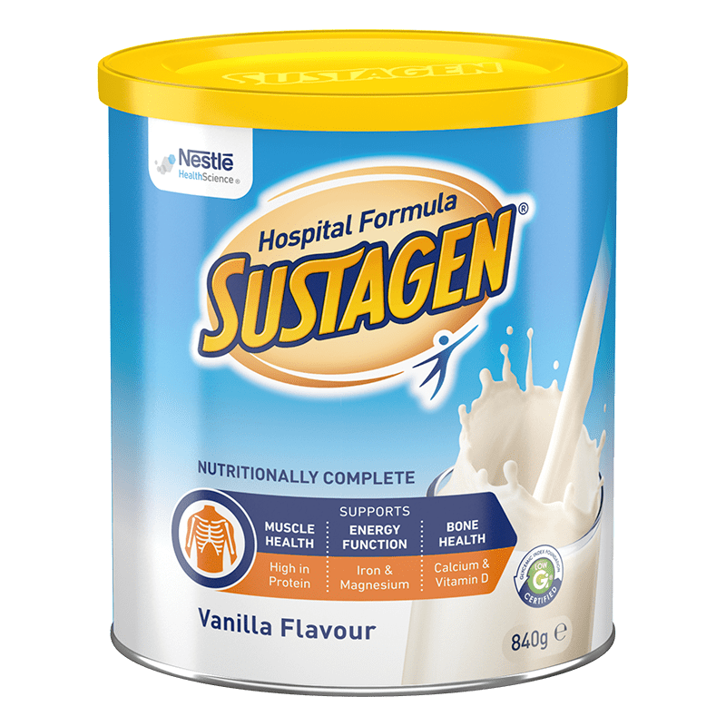 SUSTAGEN Hospital Formula for a complete nutrition boost