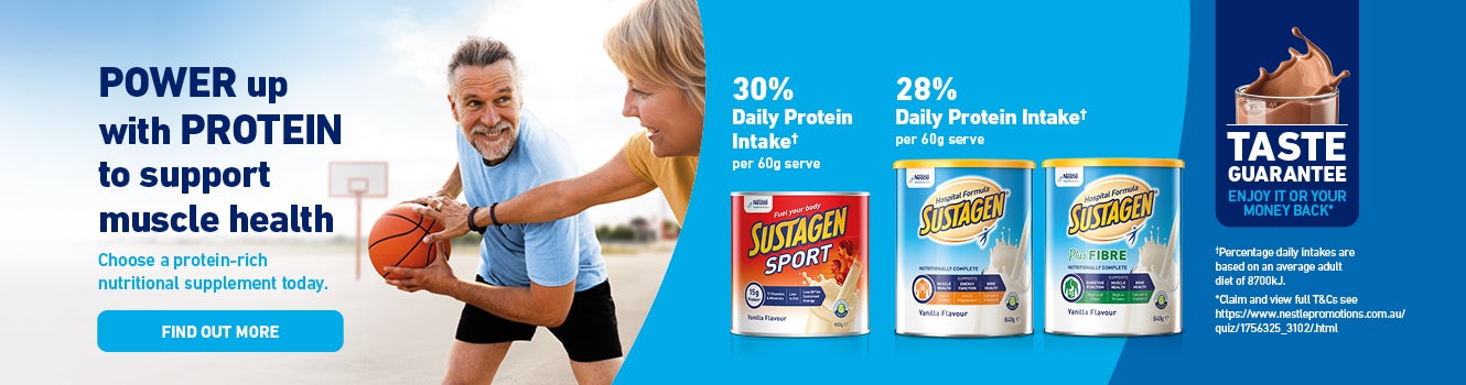 POWER up with PROTEIN to support muscle health