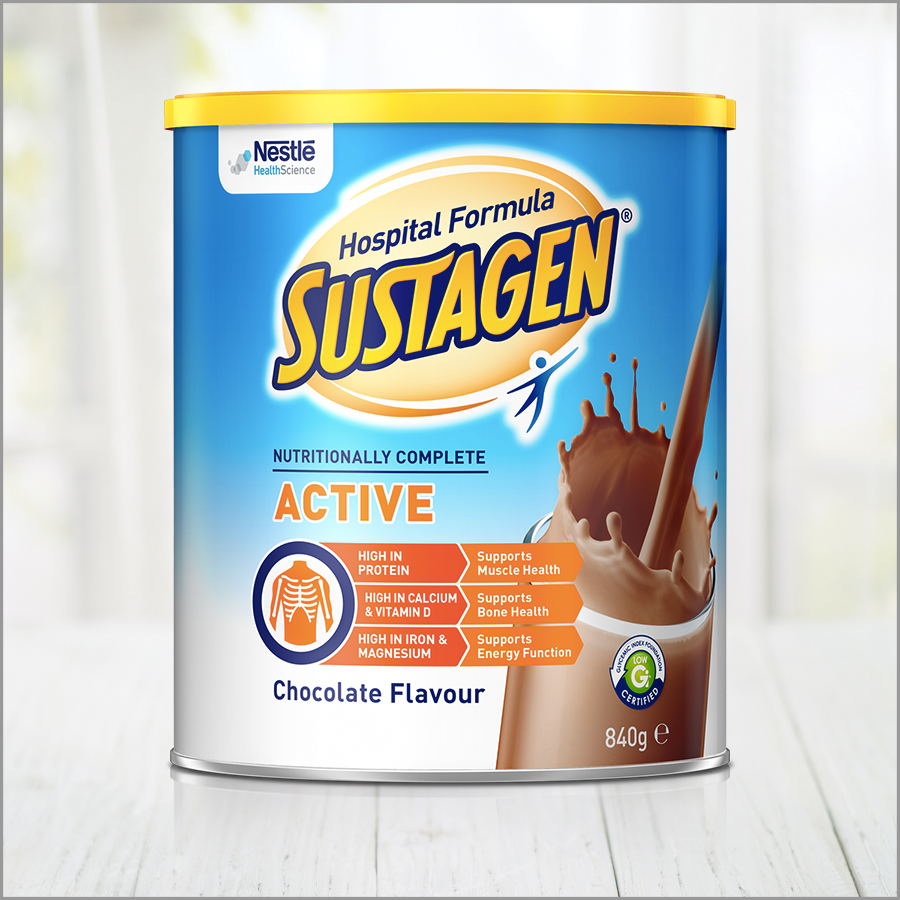 SUSTAGEN® Hospital Formula ACTIVE CHOCOLATE Flavour Sustagen
